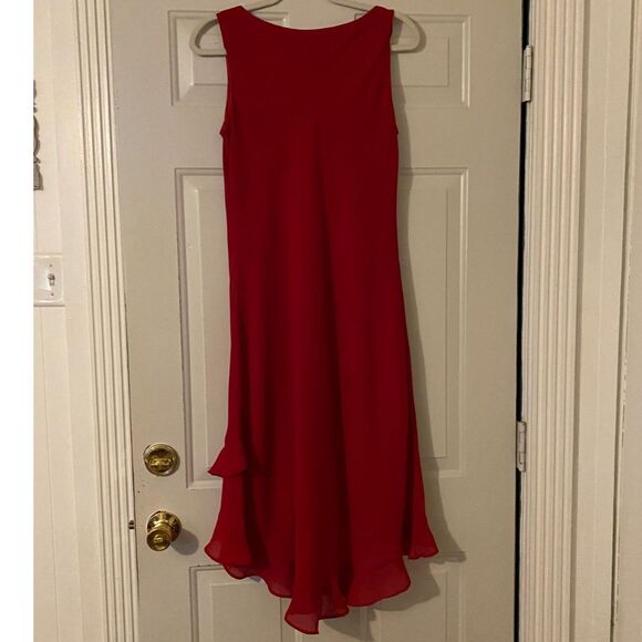 Alyn Paige High Low Maxi Sleeveless Cowl Neck Dress Size 11/12 - Picture 2 of 3